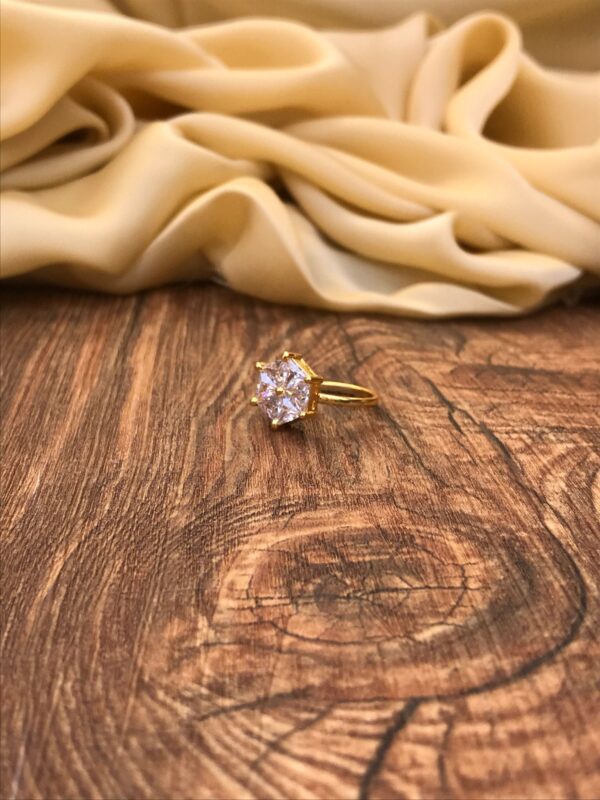 Cz American Diamond Ring - Abdesignsjewellery