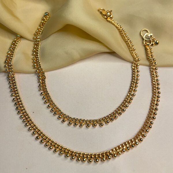 HIGH QUALITY GOLDEN BALL ANKLET - Abdesignsjewellery