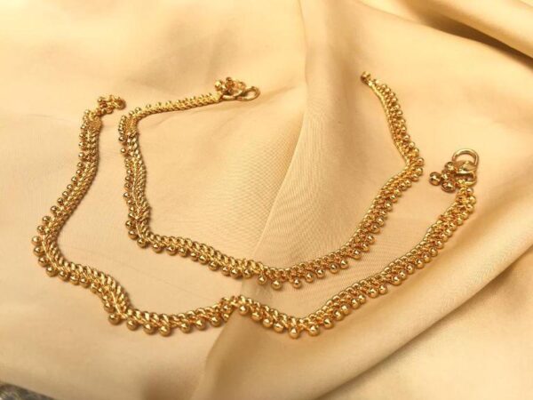 HIGH QUALITY GOLDEN BALL ANKLET - Abdesignsjewellery