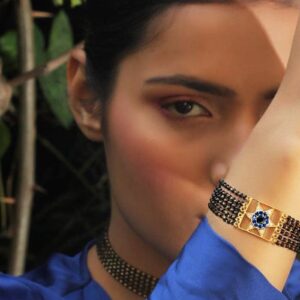 Evil Eye With Star Mangalsutra Bracelet