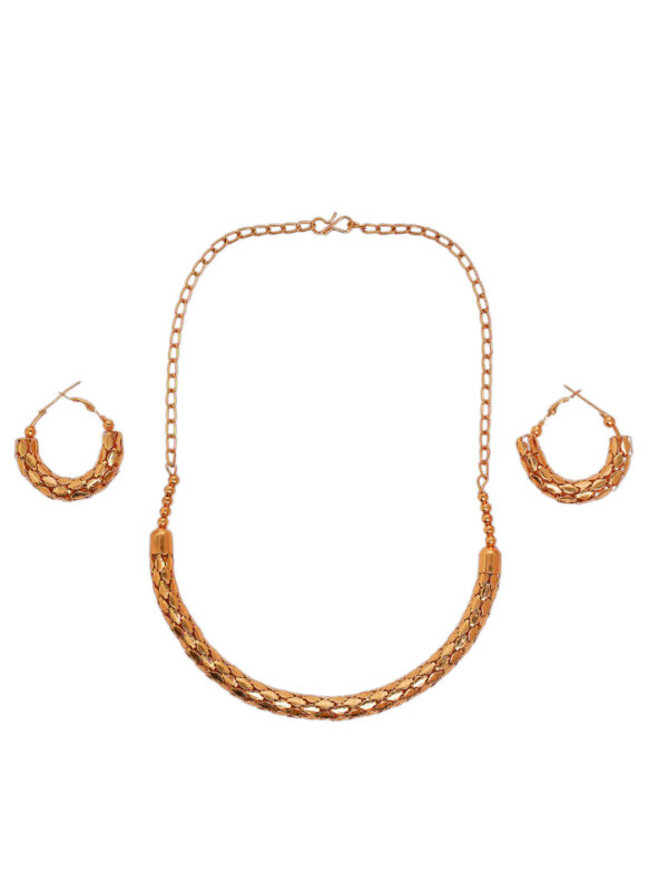 Gold Plated Light Weight Hasli Necklace - Abdesignsjewellery