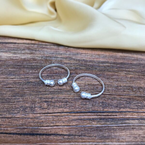 Dailywear Beautiful Silver Toe Rings - Abdesignsjewellery