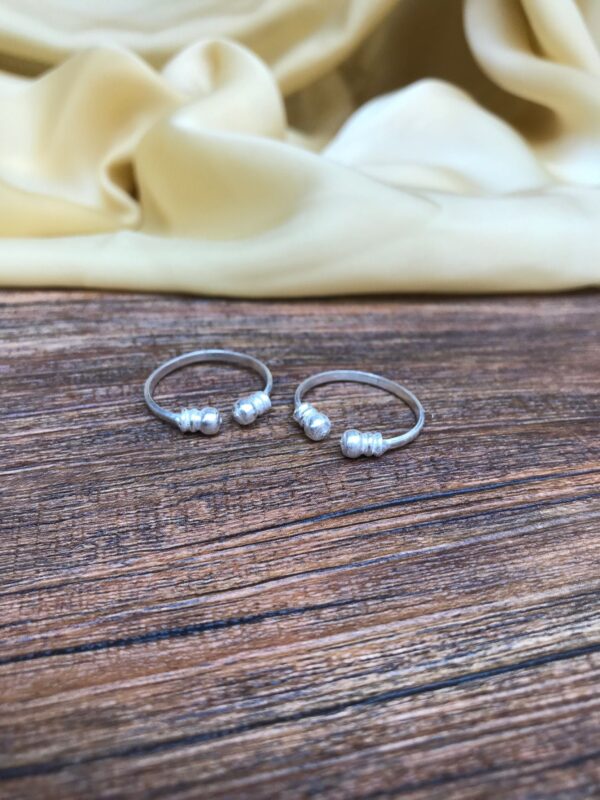 Dailywear Beautiful Silver Toe Rings - Abdesignsjewellery